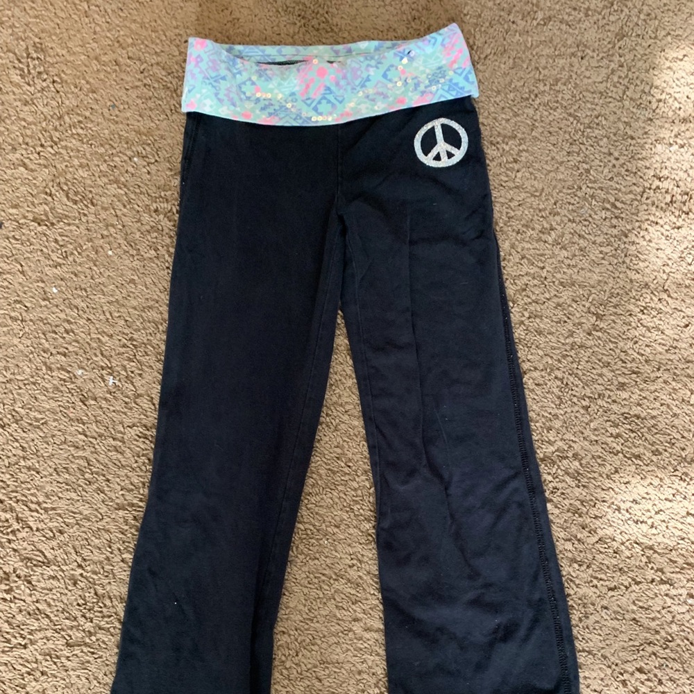 Justice Size 8 (girls) yoga pants